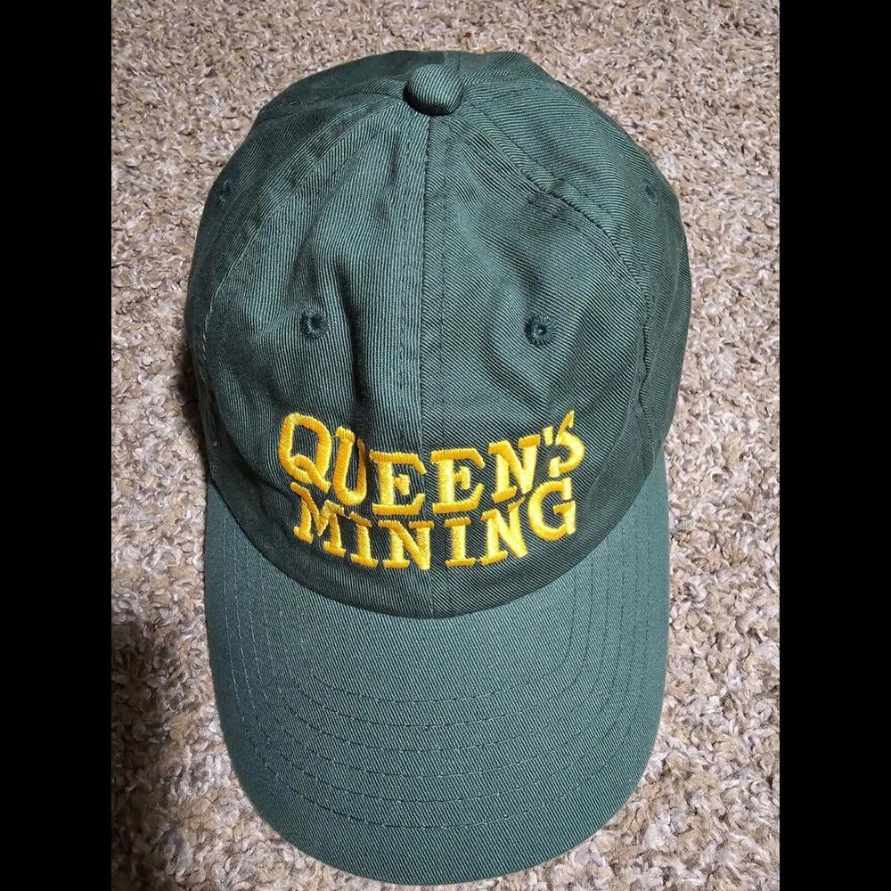 Queen's Mining Green Strapback Hat - image 2